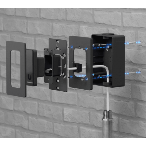 UBIQUITI настенный монтажный бокс Reader Junction Box, чёрный